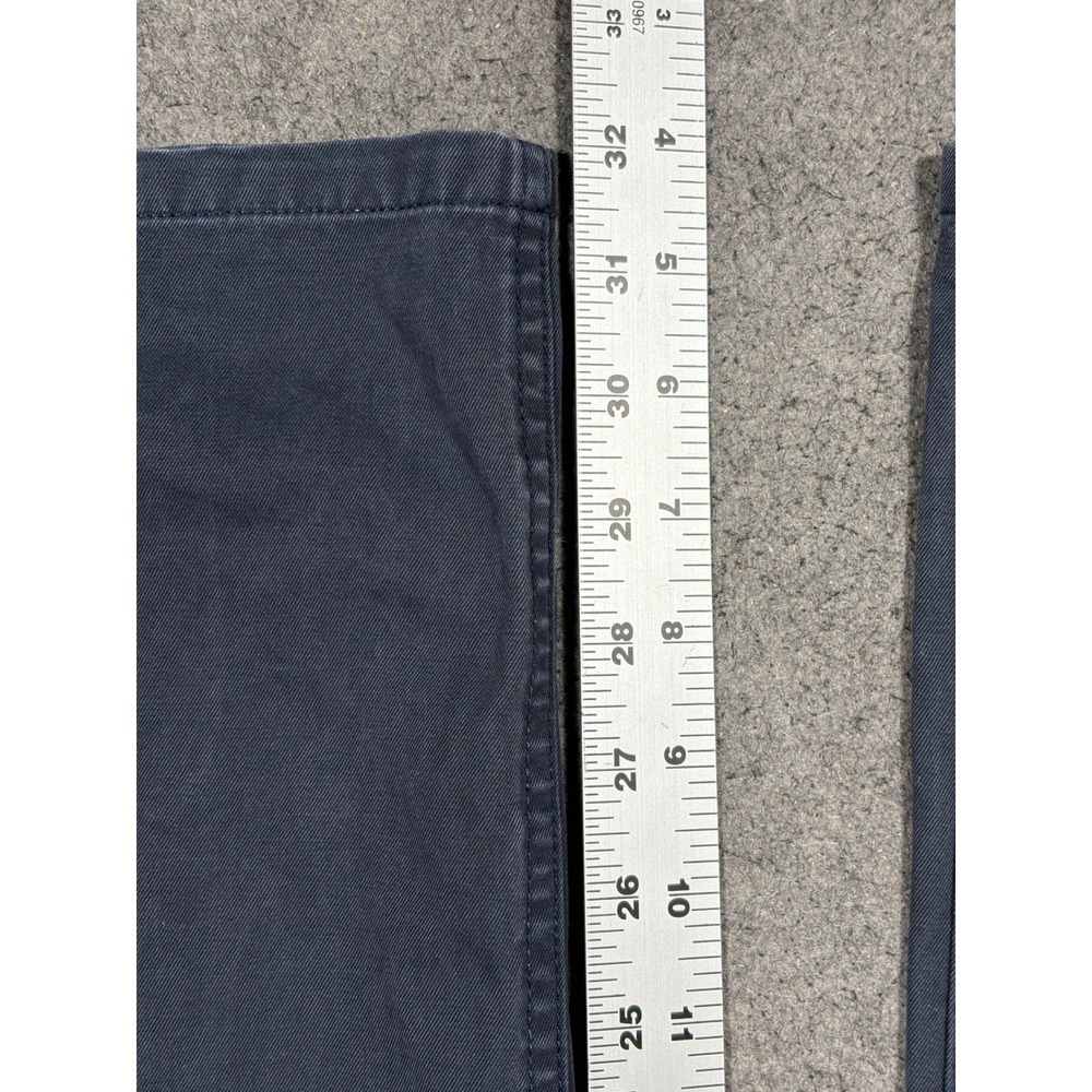 Bonobos Mens Straight Leg Chinos Charcoal Gray Cotton Pants 32x32 Flat Front - Picture 4 of 6